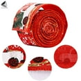 thumbnail image 5 of PULLIMORE 5.5 Yds Christmas Burlap Ribbon Vintage Truck for Christmas Tree Floral Bows Home Decoration, 5 of 9