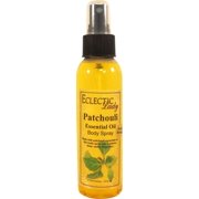 Patchouli Essential Oil Body Spray (Double Strength), 4 ounces