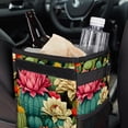 thumbnail image 6 of Cactus Foldable Car Trash Bin with Lid, Leak-proof Mini Garbage Can – Hanging Storage Bag Included, 6 of 6