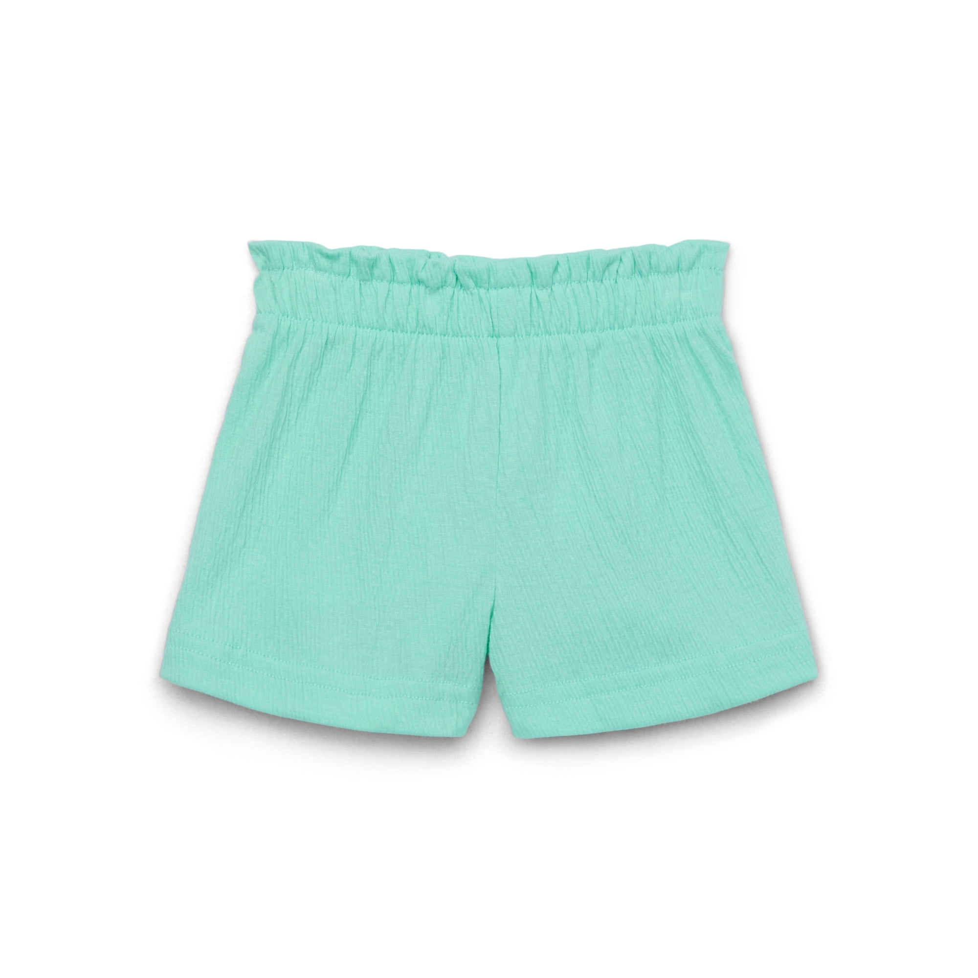 Garanimals Baby Girls Crinkle Jersey Paper Bag Waist Shorts, Sizes 0-24M