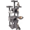 Climbing Deluxe Cat Tree Tower with Cozy Hammock and Interactive Toys