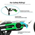 thumbnail image 4 of JOYSTAR New Berry Kids Bike, Ages 3-10, 12-20 Inch with Training Wheels, Green, 4 of 7