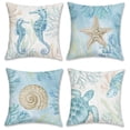 thumbnail image 1 of Juego de 4 fundas de almohada decorativas Bonhause, 40 x 40 cm, modelo Coastal, 1 of 6