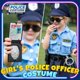 thumbnail image 2 of Disfraz de oficial de policía Luucio para niñas y niños con accesorios de 3 a 12 años, 2 of 8