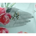 thumbnail image 4 of oneOone Viscose Chiffon Fabric Leaves & Peach Floral Watercolor Print Fabric BTY 42 Inch Wide, 4 of 4
