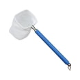 thumbnail image 2 of LEEYNEER Fish Shrimp Skimming Net Fine Mesh Extendable Stainless Steel Handle Fishing Net 1X Telescopic Rod Clearance, 2 of 2