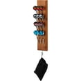 thumbnail image 2 of Viper Solid Wood Wall Mounted Dart Holder Caddy w/Accessory Bag, Cinnamon Finish, 2 of 6