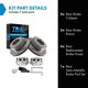 thumbnail image 2 of Kit de pastillas y discos de freno TRQ semimetálicos para Ford F-350, 2 of 9