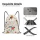 thumbnail image 4 of Fotbe Little Birds Bolsa Mochila con Cordón Estampada, Bolsa de Gimnasio Deportiva, Bolsa Cinch, Bolsa con Cordón para Hombres y Mujeres-Medium, 4 of 6