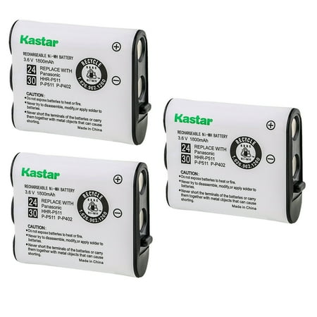 Kastar 3-Pack Battery Replacement for RADIO SHACK 23-932 23932 23-965 23965 23-967 23967 43-9002 439002 43-9003 439003 43-9005 439005 43-9007 439007 43-9013 439013 960-2100 9602100