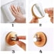 thumbnail image 4 of Ganchos Adhesivos Toallero de Madera y Acero Inoxidable Ganchos para Toallas de Bambú Ganchos para Toallas Autoadhesivos para Baño Cocina Sala de Estar Oficina Paquete de 4, 4 of 7