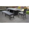 thumbnail image 2 of Belle Table de Salle à Manger Rectangulaire avec 2 Chaises 2 Bancs, 2 of 2