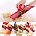thumbnail image 3 of Wosthever Juego de rebanadoras de mandolina multifuncional, herramienta de cocina Manual, rallador, cuchillas intercambiables convenientes Cocina y Comedor Wosthever HA014578-00, 3 of 6