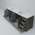 thumbnail image 6 of Jacques 84 in. W x 22 in. D Distressed Grey Double Bath Vanity and White Quartz Top, 6 of 9