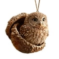thumbnail image 2 of Adornos navideños colgantes de acrílico 2D con flores artificiales: decoración festiva para las fiestas, decoraciones otoñales para el hogar, plantas artificiales, decoraciones otoñales, regalos de cu, 2 of 9