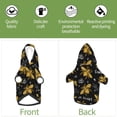 thumbnail image 6 of Bingfone Hohey Bee Golden Embroidery Dog Clothes Hoodie, Pet Winter Coat,Puppy Sweatshirts For Small Dogs Boy Girl,Suitable For All Breeds-X-Small, 6 of 9