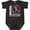 Black Leopard, variant on Inktastic Never Give Up Hope Breast Cancer Awareness Boys or Girls Baby Bodysuit
