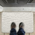 thumbnail image 2 of Bathroom Rug Polyester Fiber 60x40cm Super Absorbent Non Slip Quick Dry Machine Washable for Living Room Bedroom Entryway Bathroom, 2 of 5