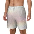 thumbnail image 2 of Gaeub Glitter Light Pearl Mens Swim Trunks Stretch Beach Shorts Quick Dry for Men Swim Shorts Swimwear with Pockets- Large, 2 of 9