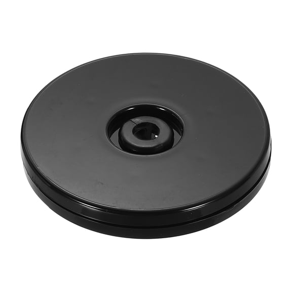 1Pack Acrylic Lazy Susan Turntable, 3" Spinner Lazy Susan Turntable Organizer, Acrylic Ball Bearing Rotating Tray for Pantry Spice Rack Decorating, Black