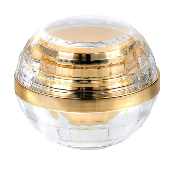 FFIY Empty Cream Jars Refillable Makeup Containers Portable Lotion Dispenser Case Travel Sample Storage Bottle Sealing Pot Cosmetic Containers 5. 5X5. 5X4. 5CM