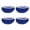 Blue, variant on Lynono High Absorbent Plush Mop Replacement Pads 4Pieces Mop Reflll Pad Accessories