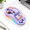 Purple, variant on Blue Tri-Mode Wireless Computer Mouse with Transparent Magnetic Shell