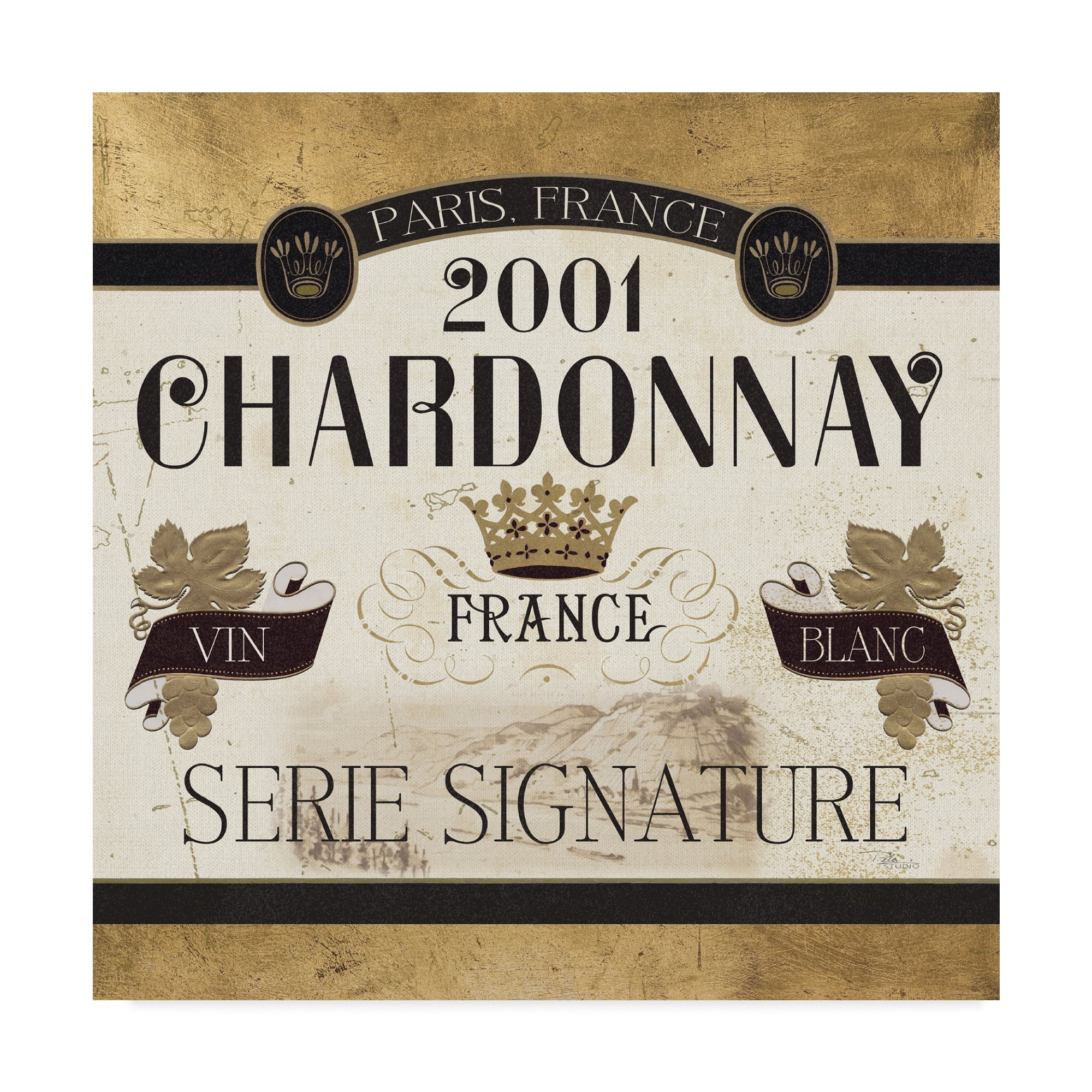 Trademark Fine Art 'Wine Labels II' Canvas Art by Pela Studio