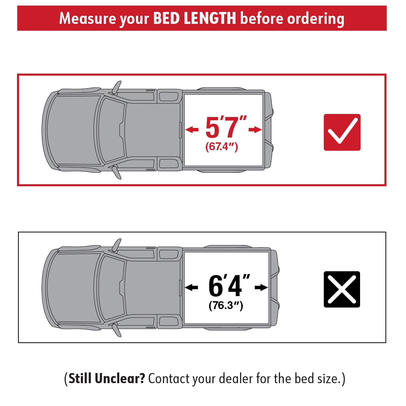 MaxMate Soft Roll-up Truck Bed Tonneau Cover Compatible with 2019-2025 Ram 1500 New Body (Not Fit 19-25 Classic) | 5'7" (67") Bed | TCD169046
