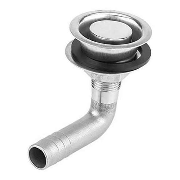 1PCS 90°stainless steel Flush Mount Fuel Gas Tank Vent for 3/4" Hose