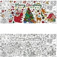 thumbnail image 1 of Thanksgiving Giant Coloring Poster Tablecloth, Christmas Birthday Coloring Poster, 72 x 30 Large Colorin-g Activity Paper, DIY Painting Drawing Banner/Tablecloth, for Family Classroom Craft Gifts, 1 of 8
