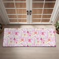 thumbnail image 2 of Pink Butterfly Word Pattern Door Rugs,Washable Non Slip Door Mats Indoor,Decorative Door Mats,Entry Mat Indoor for Entrance,Bedroom,Kitchen,Bathroom,16"x47", 2 of 6