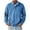 A Sky Blue, variant on Men's Lightweight Jacket Cameland Men‘s Fall And Winter Collar Pullover Hoodie Button Solid Color Casual Semi-open Top Army Green XXL