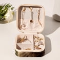 thumbnail image 6 of Easter Travel Portable Square Jewelry Box Earring Organizer Necklace Holder Bracelet Holder Display Case Decorative Box Jewelry, 6 of 6