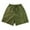 Army Green, variant on Chiccall Mens Summer Shorts Fashion Casual Solid Elastic Waist Drawstring Loose Beach Shorts