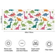 thumbnail image 3 of White Cartoon Dinosaurs Trees Pattern Bathroom Rugs Mat,Non Slip Microfiber Bathroom Rug,Rubber Backing,Soft Bathroom Mats for Bathroom Floor,Tub and Shower,60x24in(150x60cm), 3 of 5