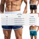 thumbnail image 3 of Pantalones cortos deportivos con cintura elástica, propiedades elásticas e impermeables, color liso, ideales para viajes y ocio. Pantalones cortos para hombre., 3 of 9