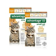 Advantage II Topical Flea Treatment for SM Cat 5-9 lbs. 6CT 2PCK
