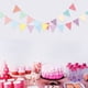 thumbnail image 4 of Paquete de 4 decoraciones de fiesta, banderín de bandera triangular de papel colgante para graduación, carnaval, boda, cumpleaños, bebé, despedida de soltera, decoraciones para fiesta, 4 of 5