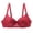 Wine, variant on Fesfesfes Women's Bras Seamless Push Up Bras Lace Sports Bras Comfortable Breathable Base Top Underwear Under $10