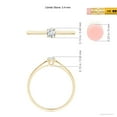 thumbnail image 6 of ANGARA Natural Classic Diamond Solitaire Engagement Ring in 14K Yellow Gold for Women (Size-3.4mm| Color-G| Clarity-VS2) |  Natural Diamond Ring, (Ring Size = 6), 6 of 10