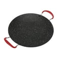 thumbnail image 2 of Korean BBQ Grill Pan Non Stick with Anti Scalding Handle Round Barbecue Gill Plate for Gas Ceramic Stove 34cm/13.3in, 2 of 9