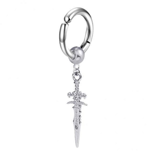 Pendientes de Acero inoxidable clip largo para oreja 1 pieza 4 piezas Strade Fareast Limited