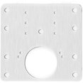 thumbnail image 3 of 10pcs Cabinet Hinge Repair Plate Kit With Holes Flat Fixing Brackets, 3 of 3
