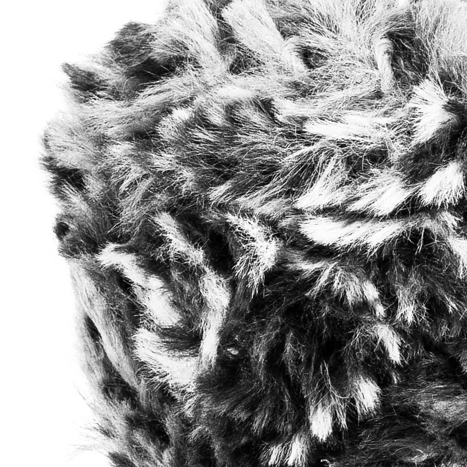 Crafted by Catherine Black Faux Fur Couture Super Bulky Yarn, 54 yards, 10.5oz/300g (2 Pack)