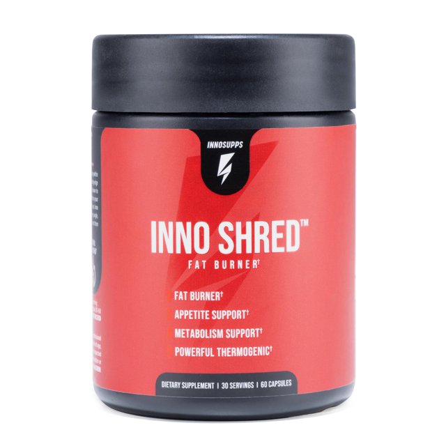 Quemador de grasa InnoSupps Inno Shred para hombres y mujeres 60 cápsulas