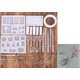 thumbnail image 1 of Moldes de fundición de resina para joyería DIY, Kit de cuchara de epoxi de silicona, collar artesanal, fabricación de colgantes de joyería para manualidades de resina para principiantes, 1 of 1