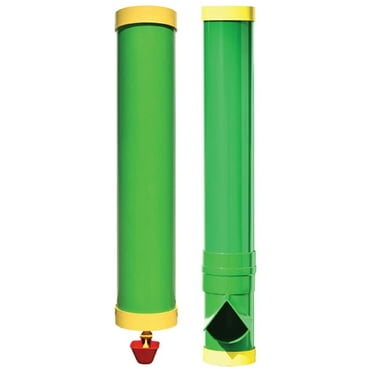 High End Hen Elevated 2 Gallon Poultry Waterer and 10 Pound Feeder