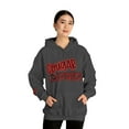 thumbnail image 5 of Unisex Heavy Blend™ Hooded Sweatshirt Cougar Pride Mascot Red, 5 of 9