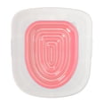 thumbnail image 4 of Entrenador de Inodoro para Gatos, Alta Capacidad de Carga, Bandeja Blanca con Soporte Interior Rosa, 4 of 9